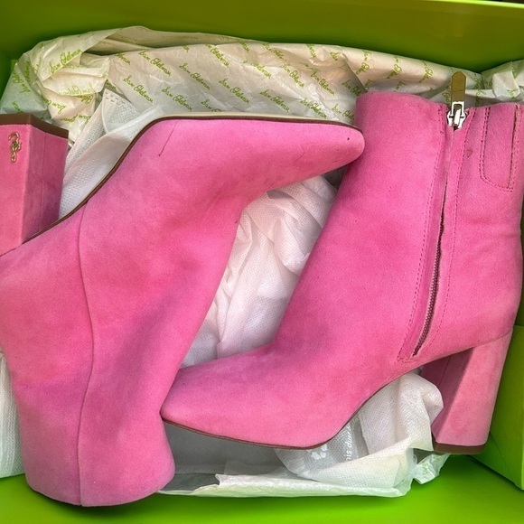 Sam Edelman Codie Booties pink suede - Picture 3 of 15